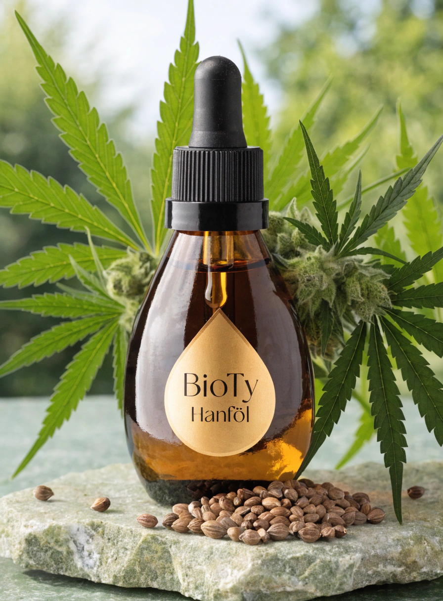 Bio-Ty Hanföl Vierge – Kosmetikqualität | 30 ml / 50 ml